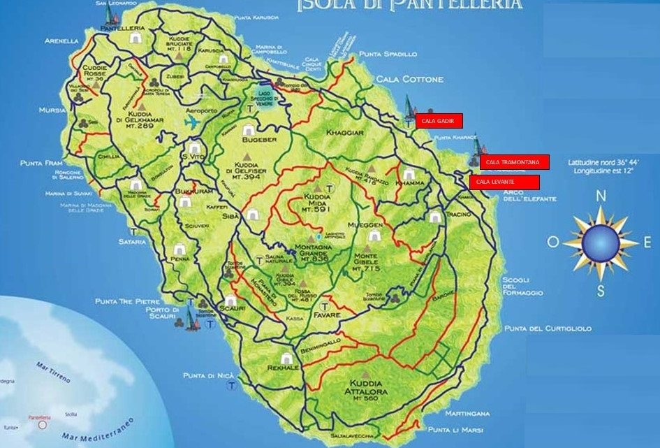 Pantelleria corridoi di lancio