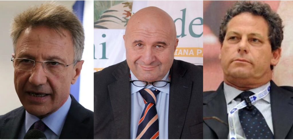 marco campione, salvatore gino gabriele, gianfranco miccichè