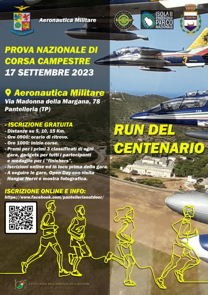 Pantelleria il 17 settembre si corre per il Centenario dell