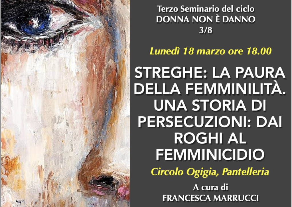 seminario donne caccia alle streghe femminicidio unipant pantelleria