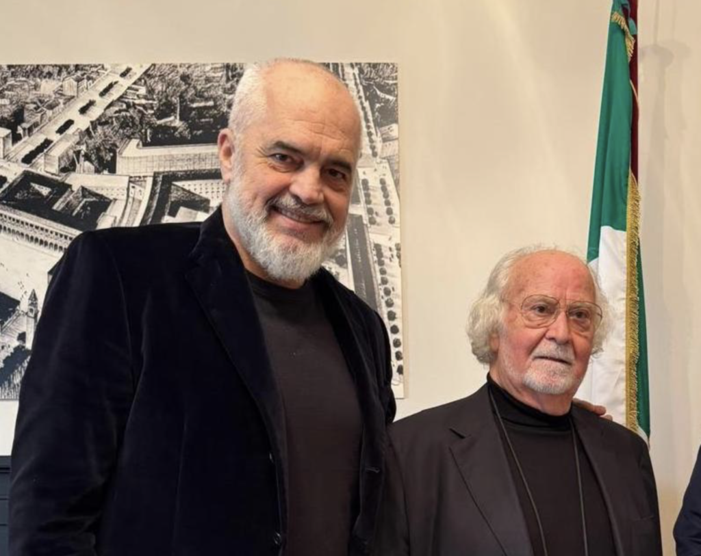 Edi Rama e Italo Cucci