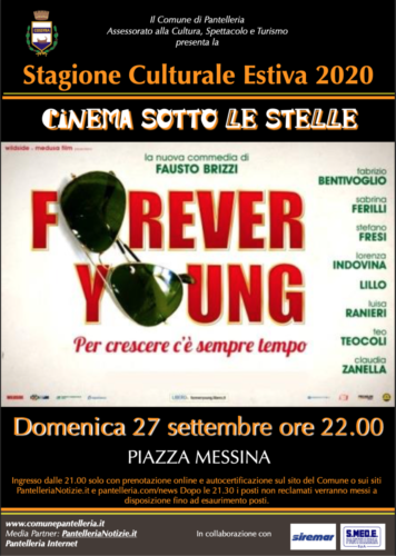 Locandina CINEMA Forever Young 2020