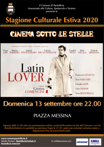 Locandina CINEMA Latin lover 2020