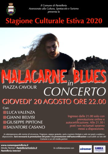 Locandina MALACARNE BLUES 2020