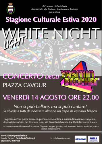 Locandina WHITE NIGHT LIGHT